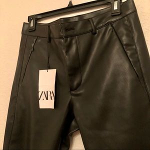 Zara Faux Leather Pants